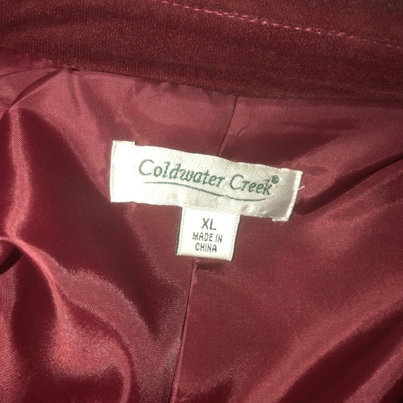 Coldwater Creek Women's red button front jacket XL - Picture 2 of 2